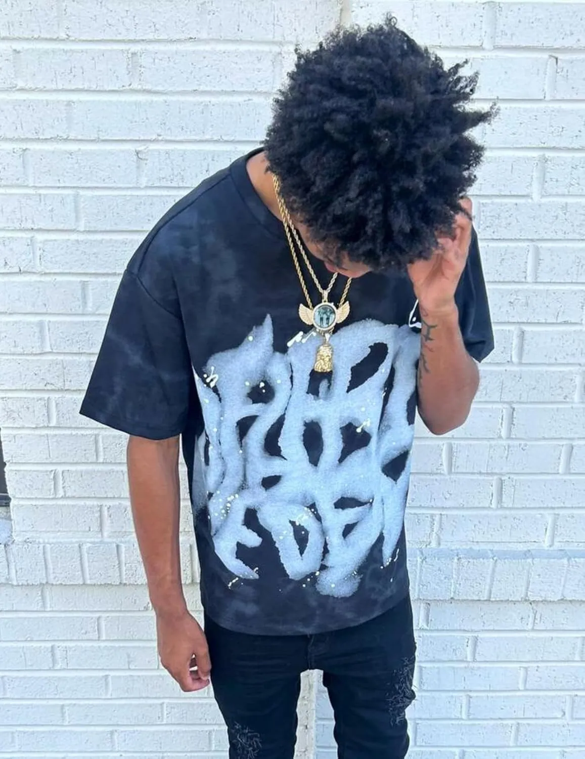 Aelfric Eden Mens Graphic Tee Shirts Oversized Baggy Loose Cotton T-Shirt Streetwear Casual Summer Y2k Shirt