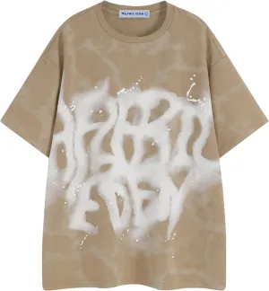 Aelfric Eden Mens Graphic Tee Shirts Oversized Baggy Loose Cotton T-Shirt Streetwear Casual Summer Y2k Shirt