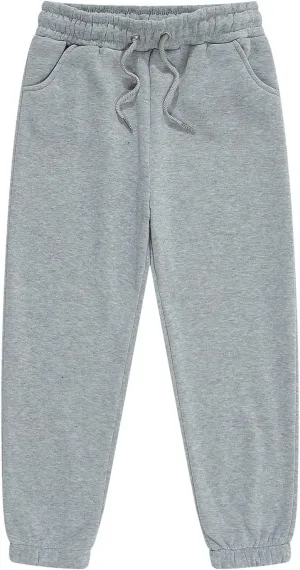 Baby Boy Pants Toddler Cotton Pull on Jogger Kids Drawstring Solid Elastic Sweatpants Boy Sweatpants Infant Pants
