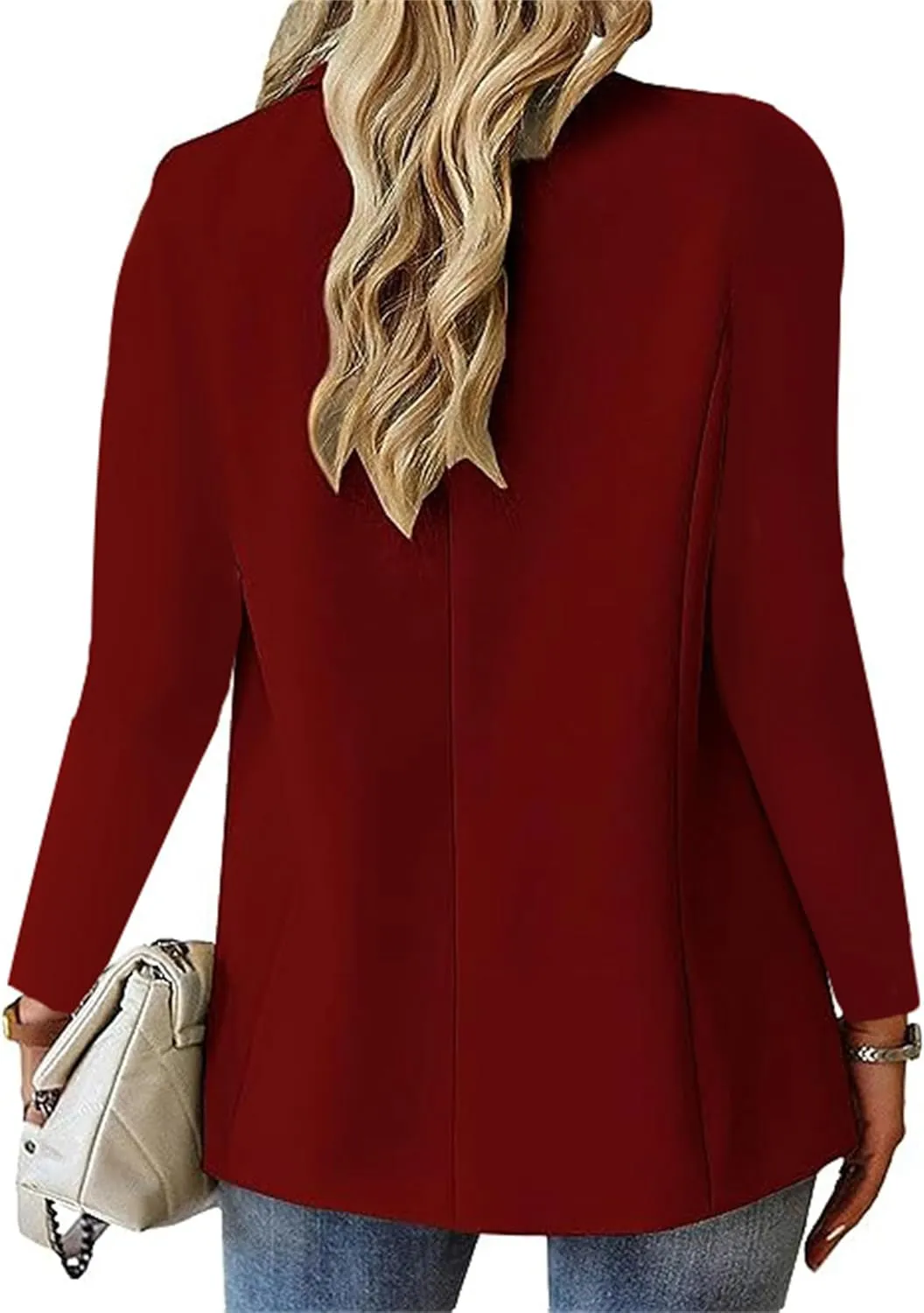 Blazers for Women Business Casual Suit Jackets Work Office Dress Blazer Trendy Elegant Lapel Long Sleeve Jacket
