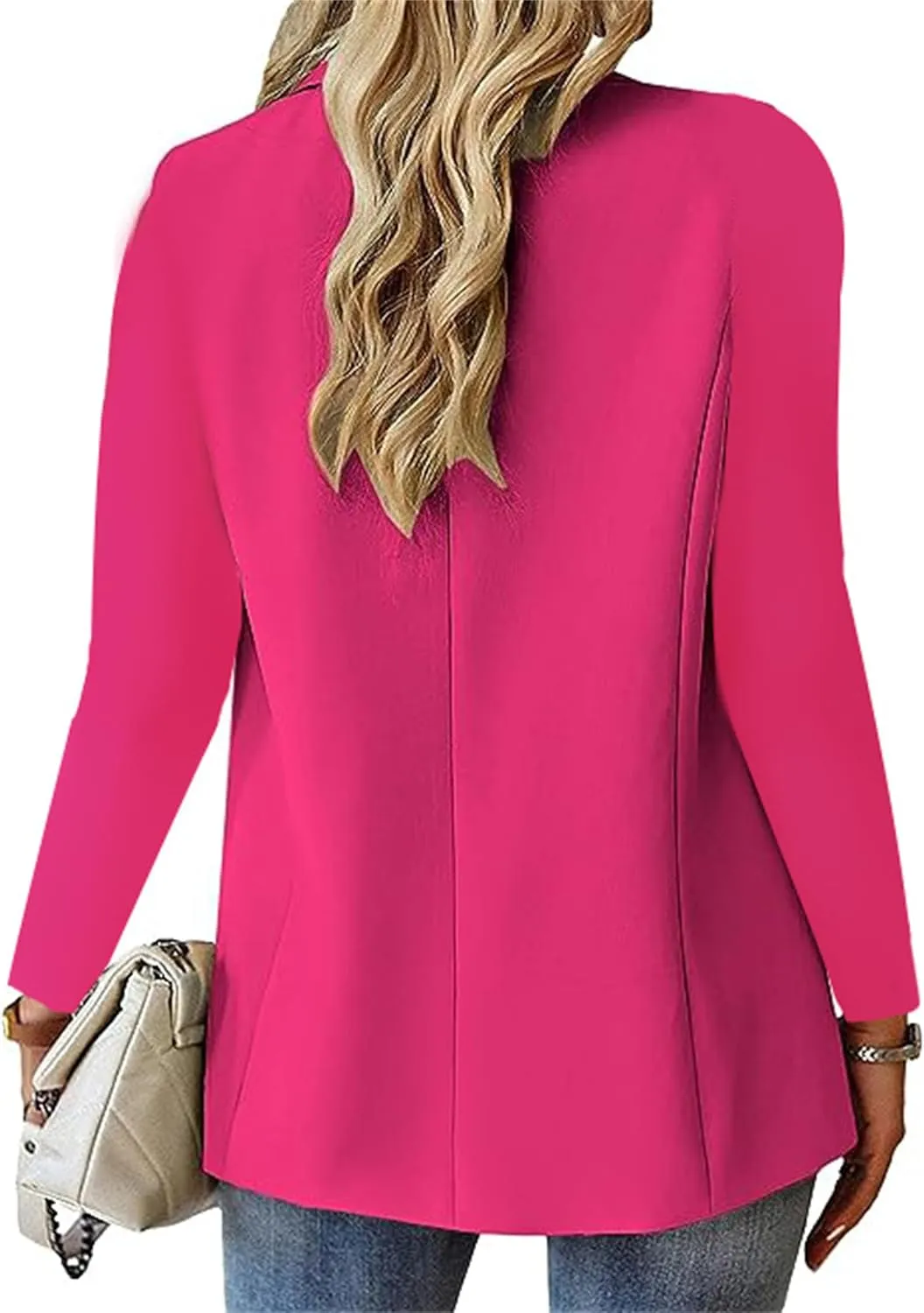 Blazers for Women Business Casual Suit Jackets Work Office Dress Blazer Trendy Elegant Lapel Long Sleeve Jacket
