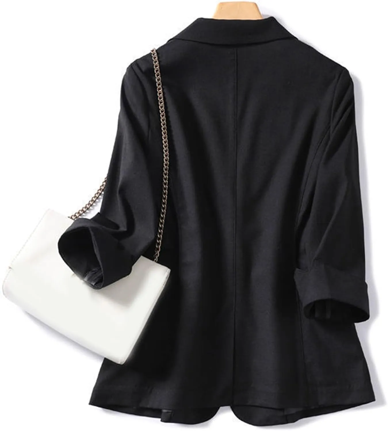 Blazers for Women Business Casual Summer Blazers Lightweight Suit Jackets 3/4 Sleeve Work Jacket Trendy Office Blazer