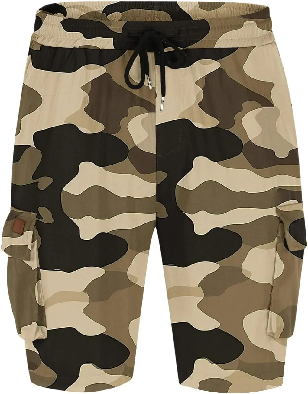Camo Straight Leg Basic Cargo Shorts for Mens Fall Summer Loose Fit Trousers Pants Shorts Mens 2025 Y2K