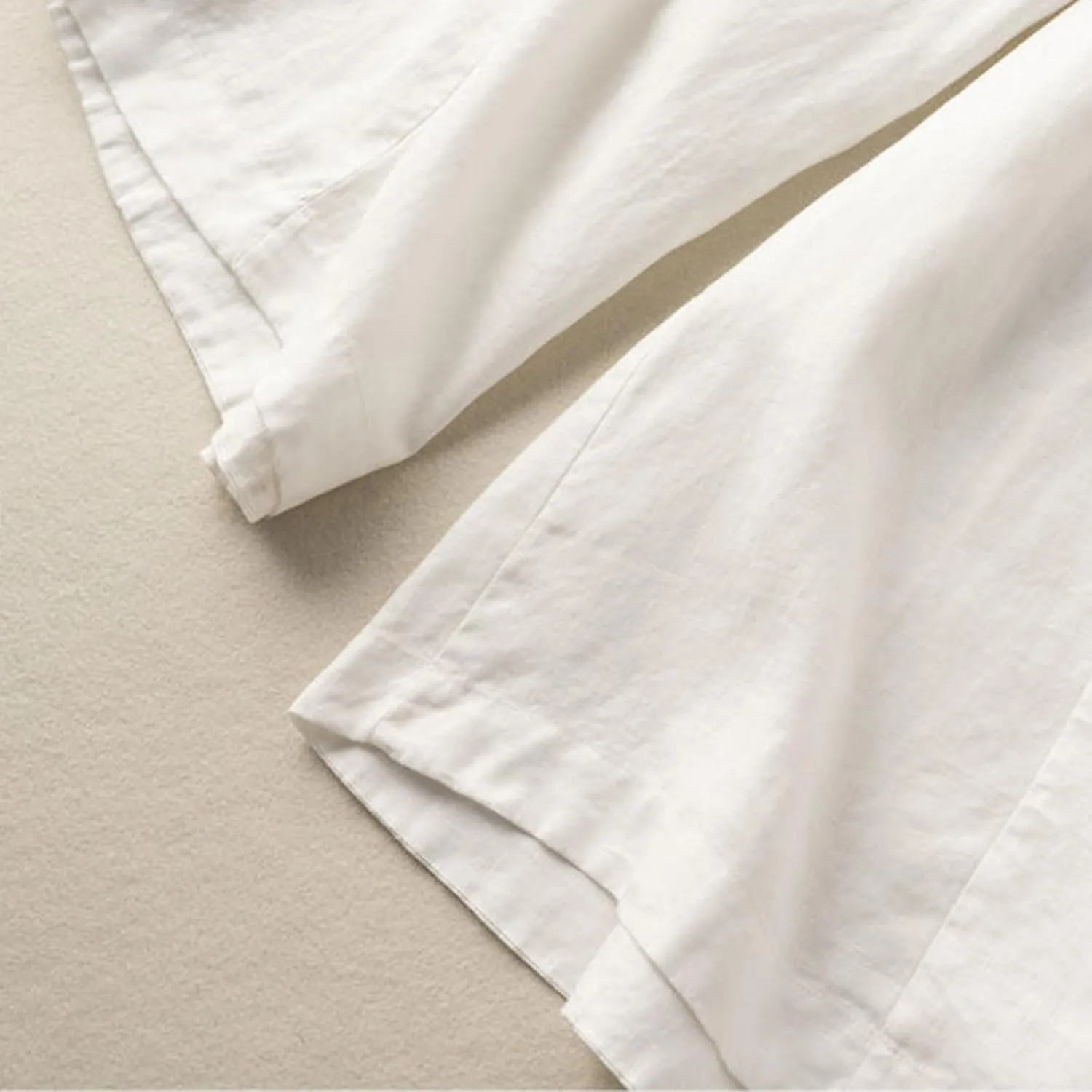 Capri Pants for Women Flowy Beach Pants Summer Elastic Pants Linen Palazzo Pants Workout Soft Pants Trousers