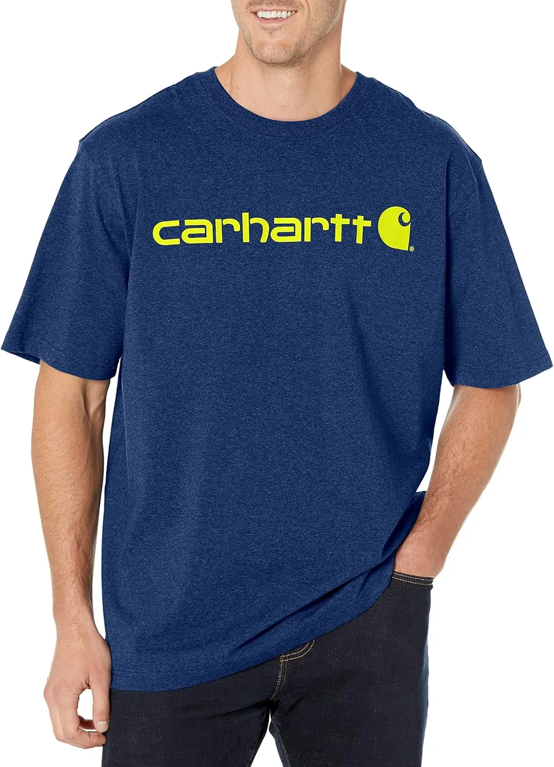 Carhartt Men's K195 Short Sleeve Logo T-Shirt