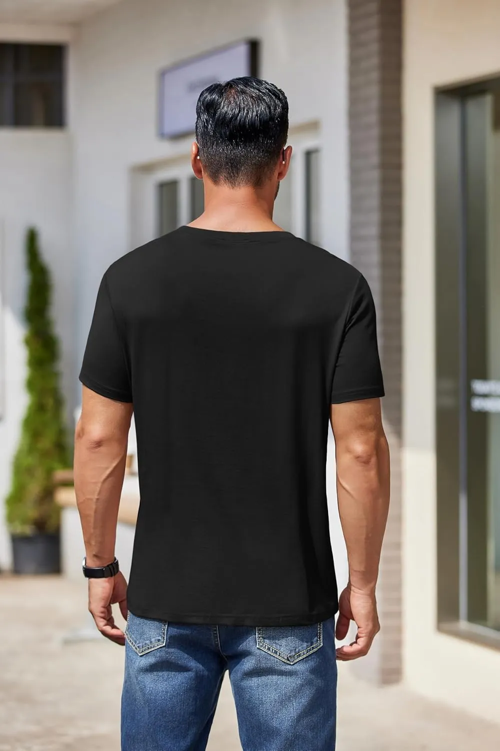 COOFANDY Men's Short Sleeve T-Shirts Crew Neck Casual Summer T Shirts 1-3 Pack Basic Tee Shirt