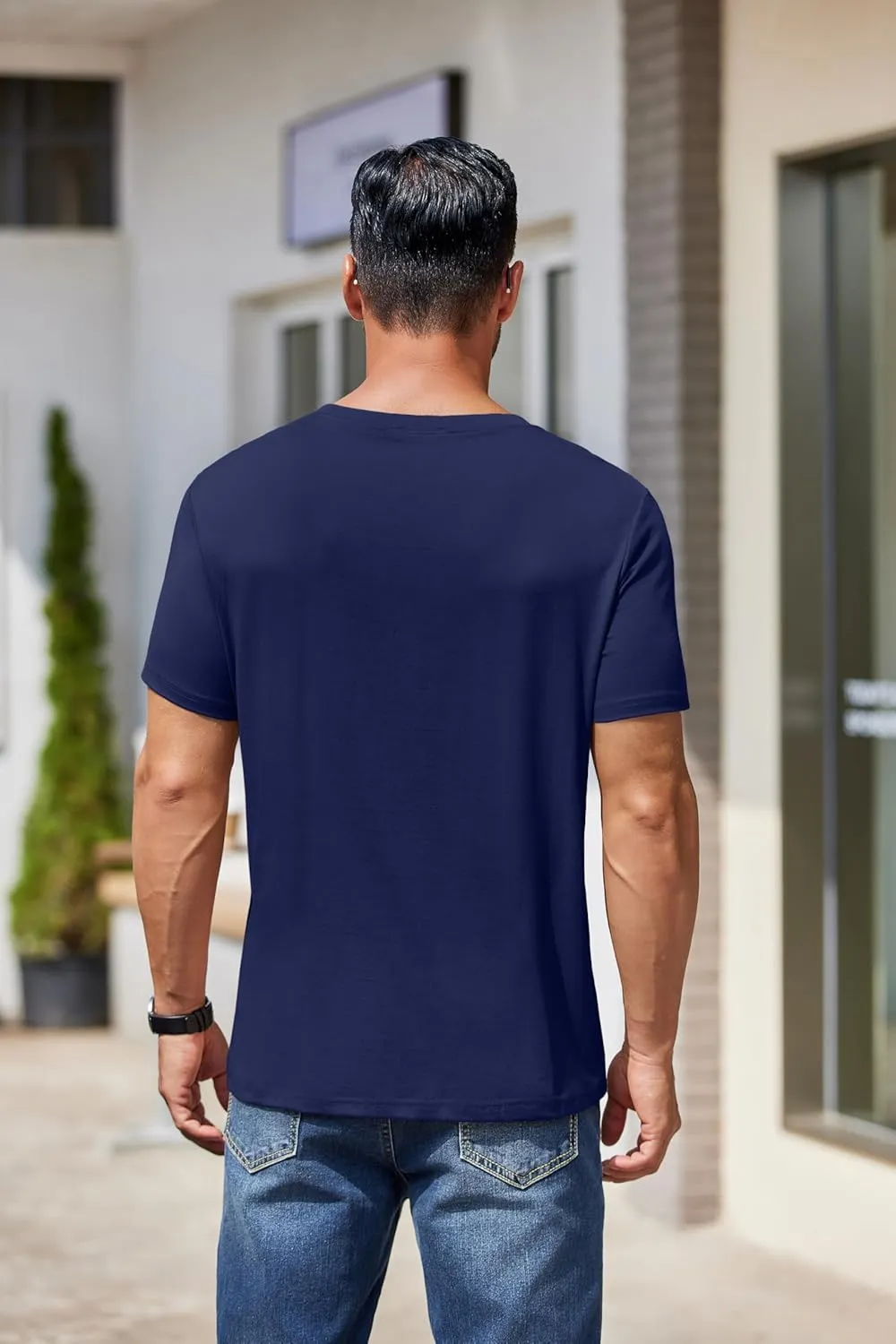 COOFANDY Men's Short Sleeve T-Shirts Crew Neck Casual Summer T Shirts 1-3 Pack Basic Tee Shirt
