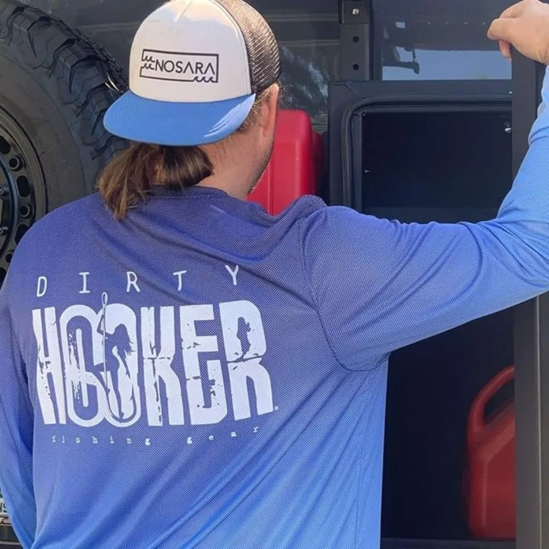 Dirty Hooker Fishing Gear Dry Fit Long Sleeve Fishing Shirt for Men - Uv Protection Fishing Shirts for Men - Fishing Clothes