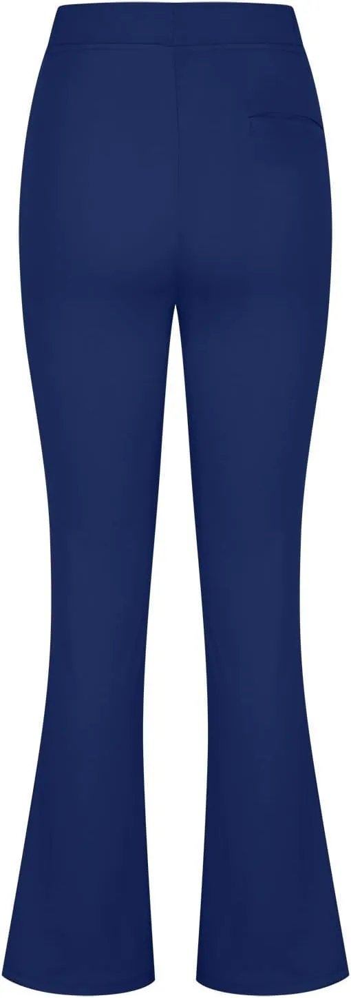 Dress Pants Women Tummy Control Workout Yoga Pants Business Casual High Waist Bootcut Work Pants Lounges with Pockets