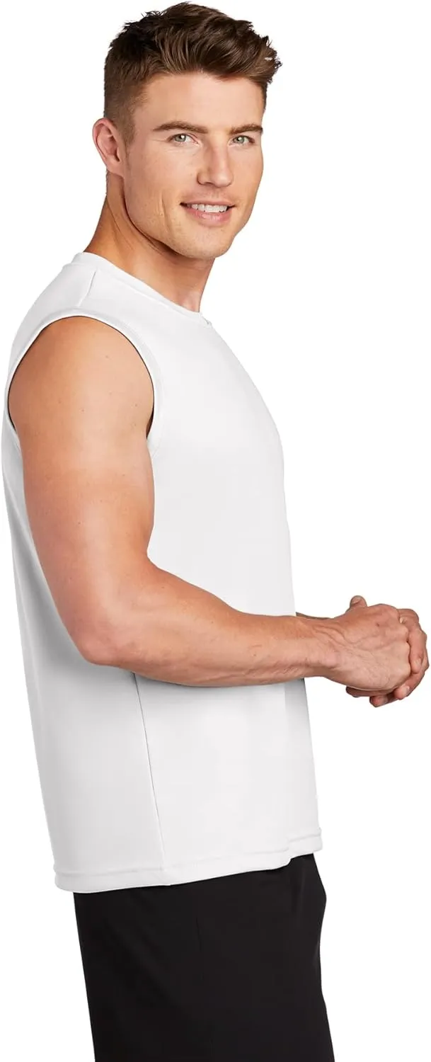 DRIEQUIP Mens Sleeveless Moisture Wicking Muscle T-Shirts. XS-4XL