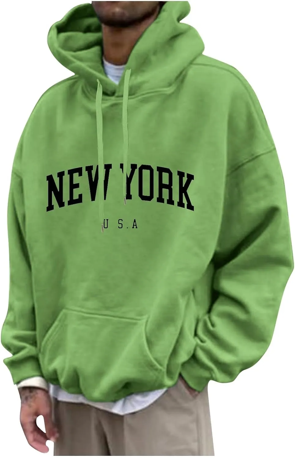 DuDubaby Mens Hoodies Print Fashion Loose Unisex Oversized Lightweight Long-Sleeved Fall Hoodies With Designs
