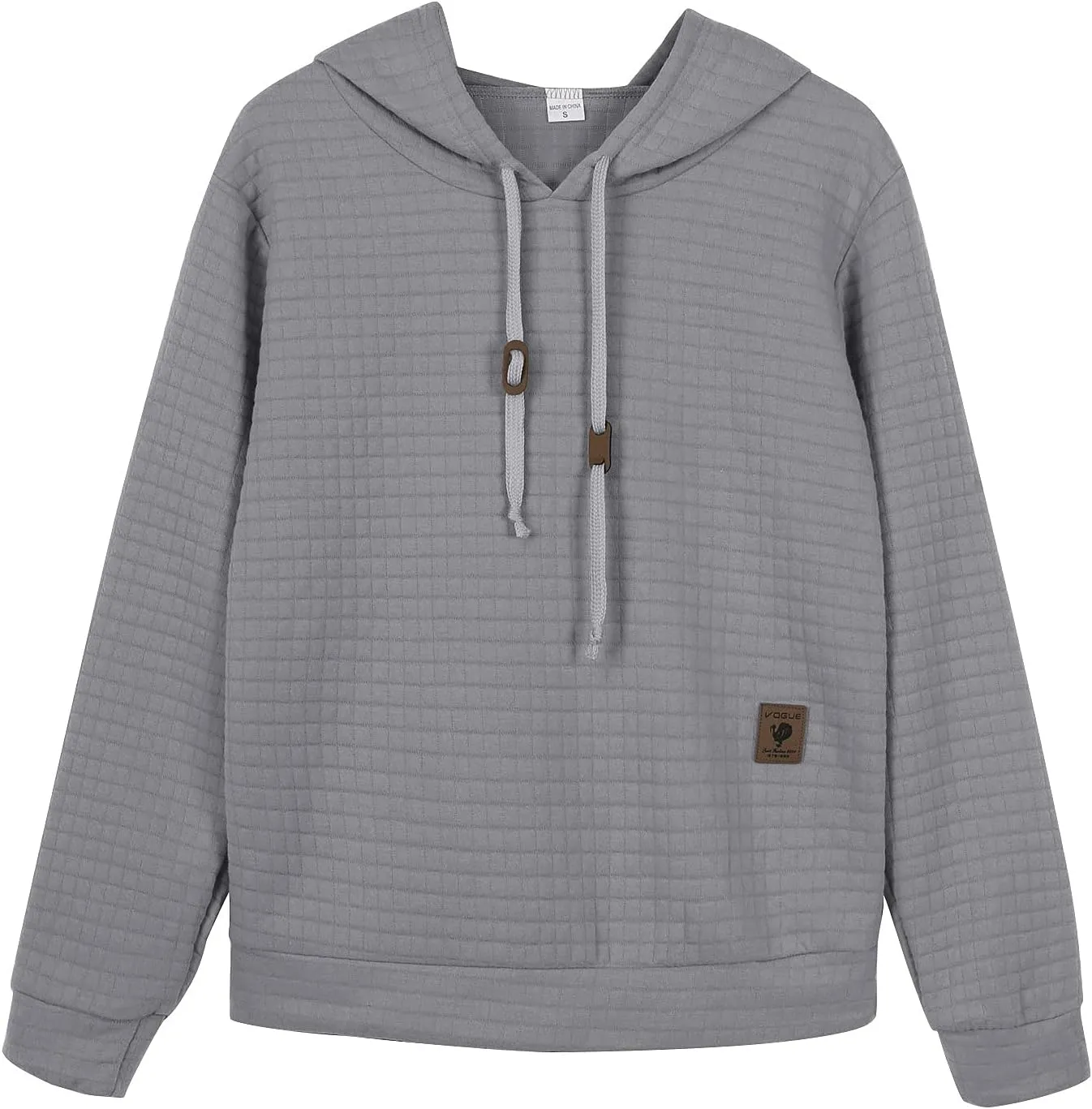 DuDubaby Men's Winter Casual Hoodie Warm Long Sleeves Sweatshirt Coat Jacket Sweater