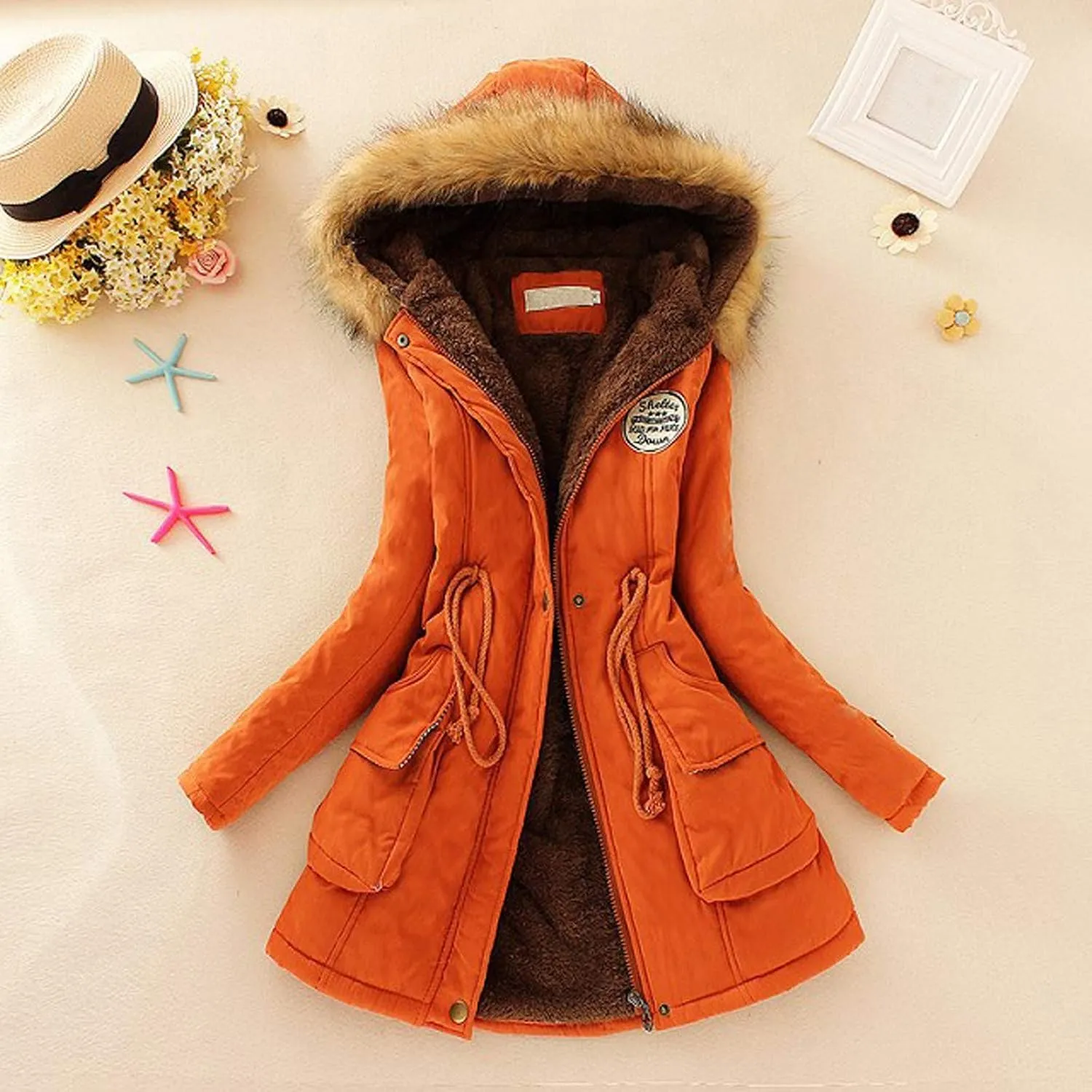 Fall Fashion Coats for Women Winter Warm Coats Casual Fuzzy Fleece Sherpa Jackets Hoodies Pullover Plus Size Jackets
