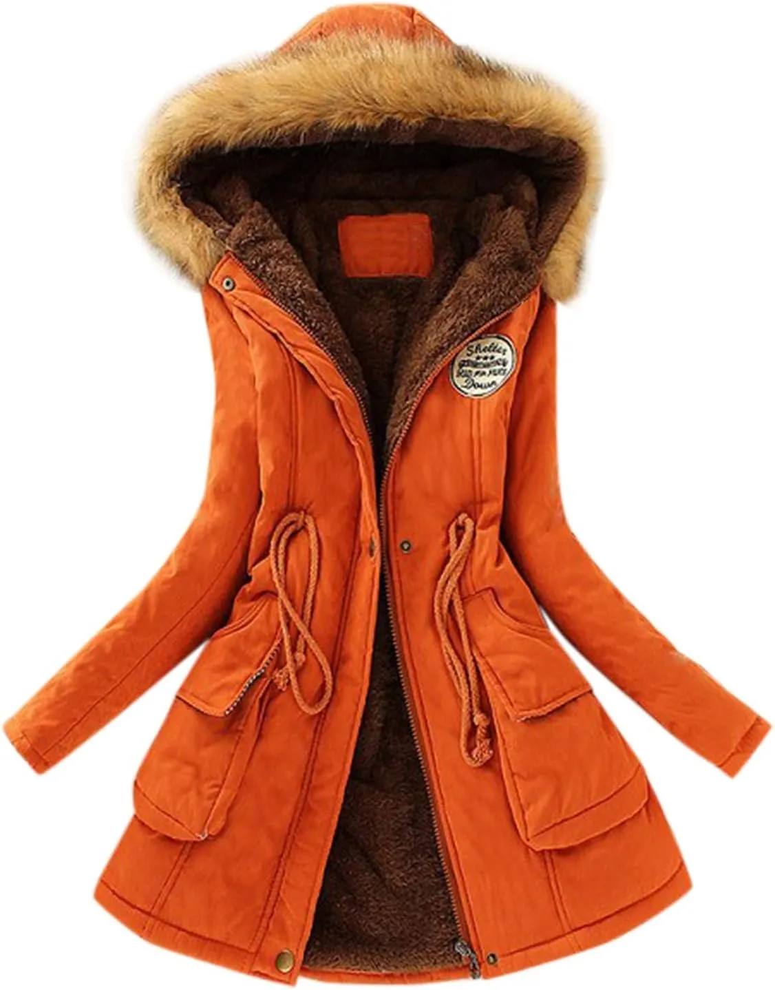 Fall Fashion Coats for Women Winter Warm Coats Casual Fuzzy Fleece Sherpa Jackets Hoodies Pullover Plus Size Jackets