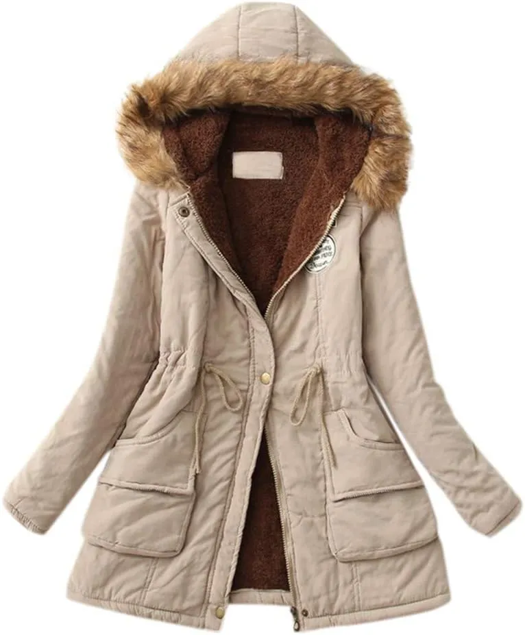 Fall Fashion Coats for Women Winter Warm Coats Casual Fuzzy Fleece Sherpa Jackets Hoodies Pullover Plus Size Jackets
