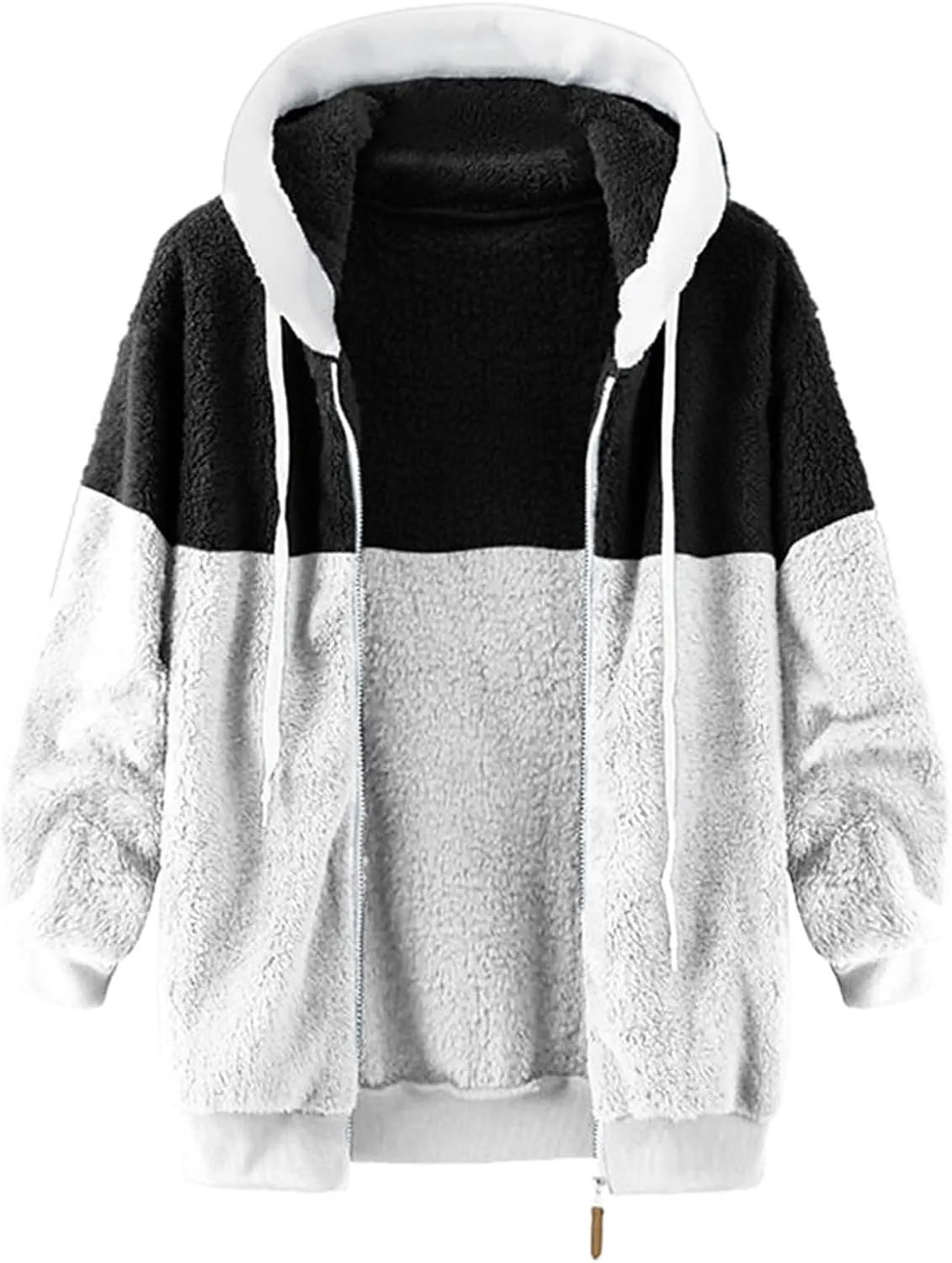 Fuzzy Hoodie Men Fleece Sweater Lightweight Jackets Long Sleeve Classic Multicolor Sweatshirts
