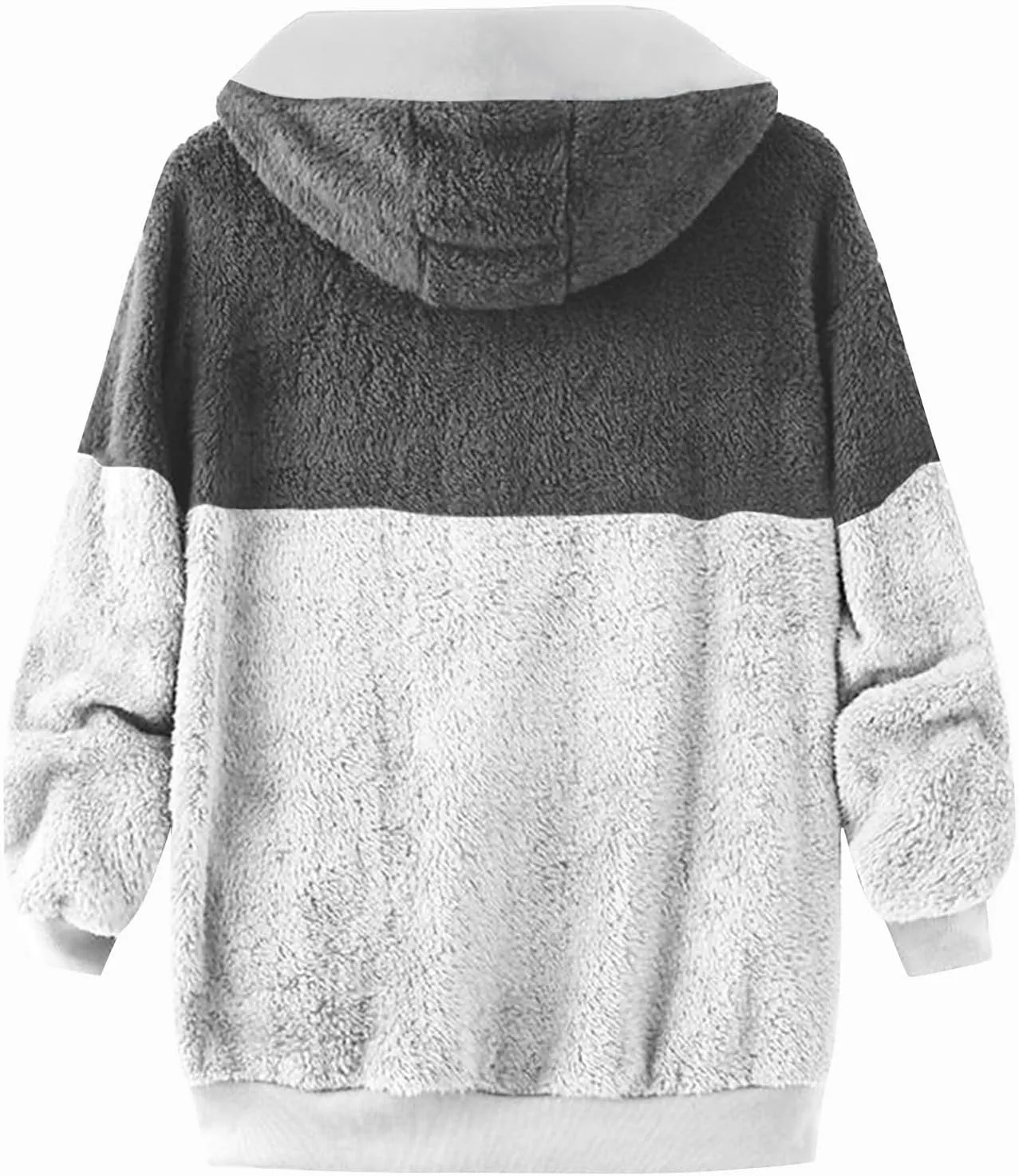 Fuzzy Hoodie Men Fleece Sweater Lightweight Jackets Long Sleeve Classic Multicolor Sweatshirts