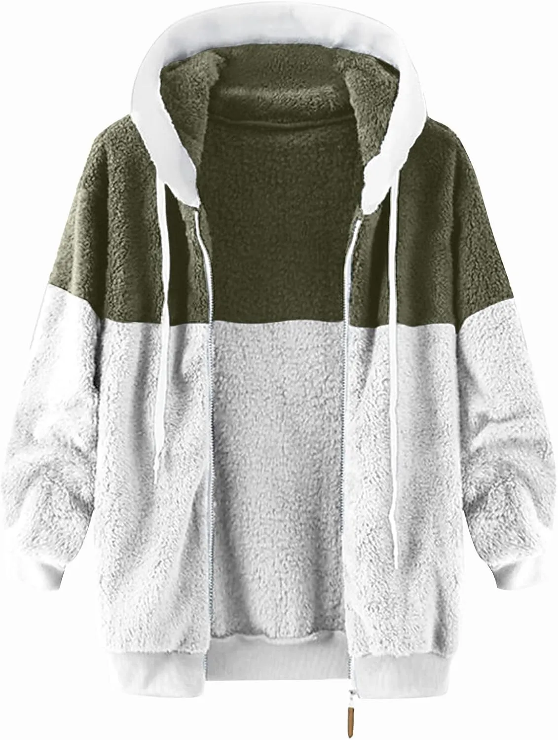 Fuzzy Hoodie Men Fleece Sweater Lightweight Jackets Long Sleeve Classic Multicolor Sweatshirts