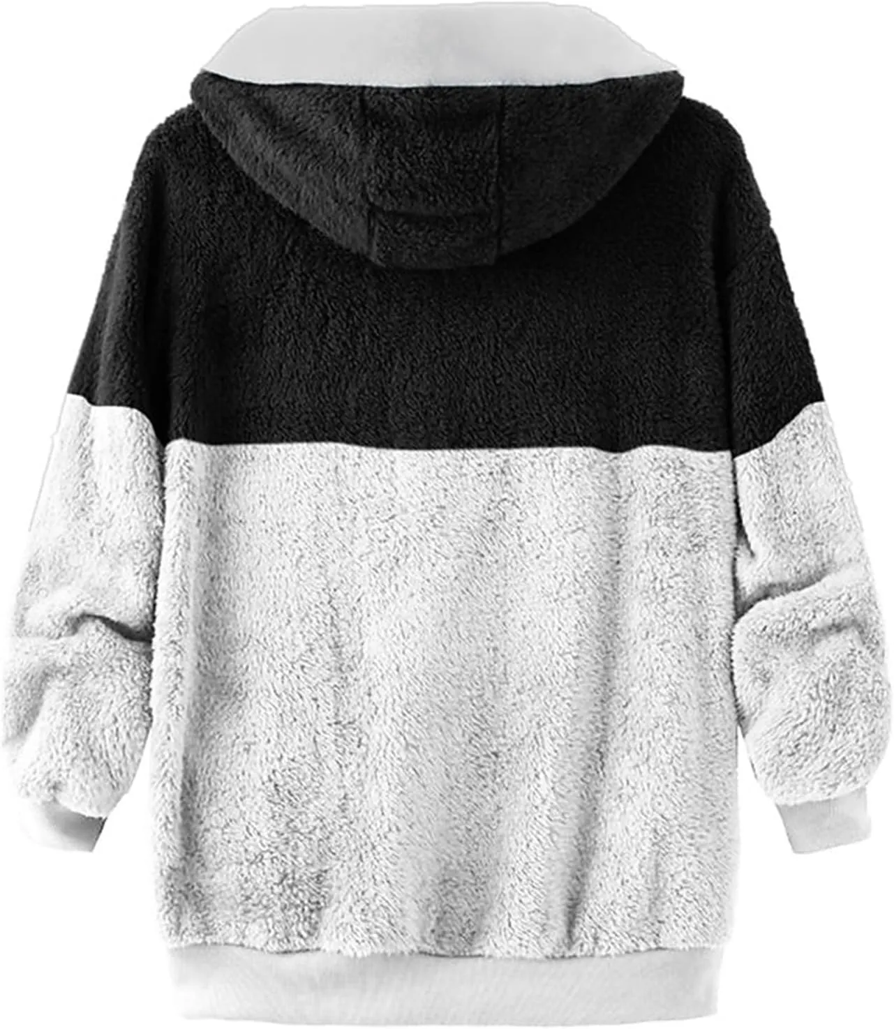 Fuzzy Hoodie Men Fleece Sweater Lightweight Jackets Long Sleeve Classic Multicolor Sweatshirts