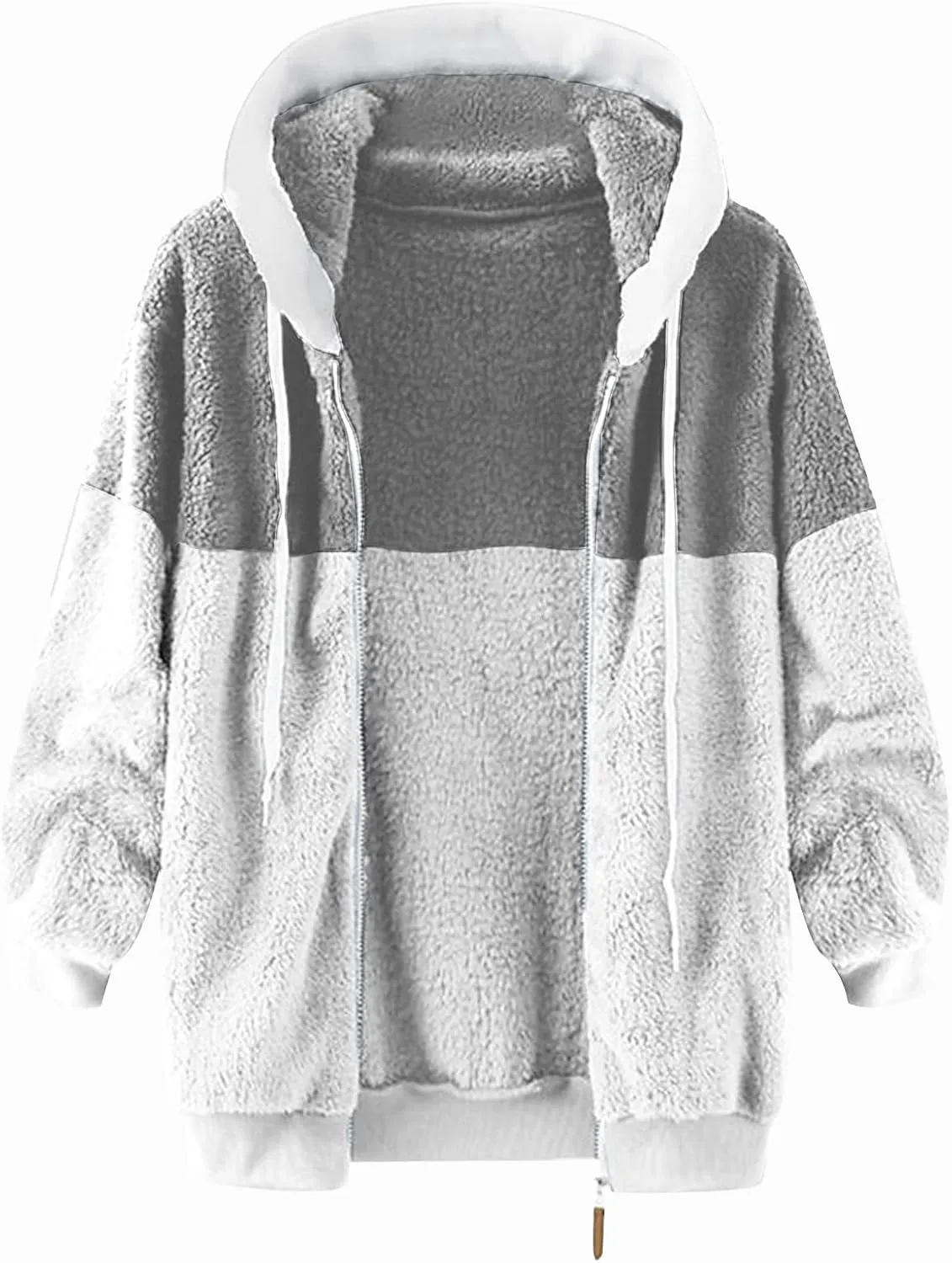 Fuzzy Hoodie Men Fleece Sweater Lightweight Jackets Long Sleeve Classic Multicolor Sweatshirts
