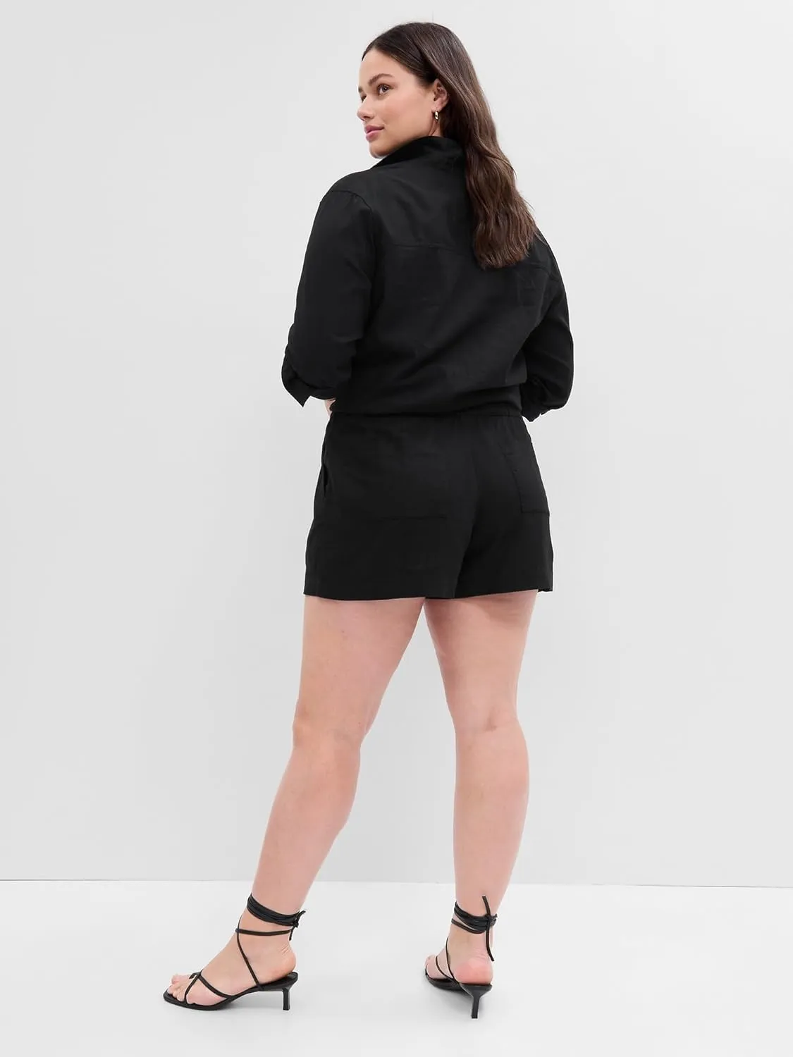 GAP Women's Linen Pull-on Short