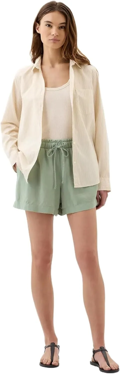 GAP Women's Linen Pull-on Short