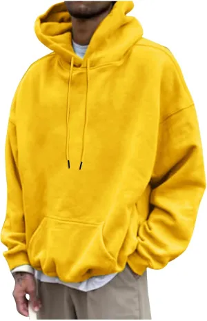 Graphic Hoodies For Men Oversized Lightweight Drewing Hooded Plush Warm With Pocket Pullover Big And Tall Sweatshirt
