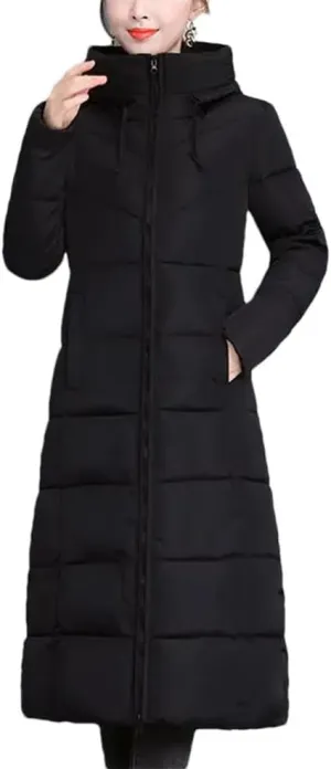 Haitpant Woman Down Jacket, Winter Parkas Long Down Coats, Down Jacket For Women, Long Jacket Puffer Jacket Coats