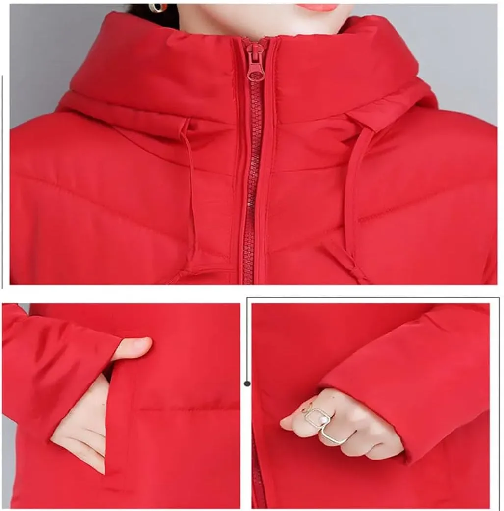 Haitpant Woman Down Jacket, Winter Parkas Long Down Coats, Down Jacket For Women, Long Jacket Puffer Jacket Coats
