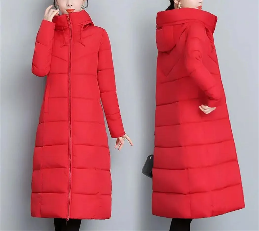 Haitpant Woman Down Jacket, Winter Parkas Long Down Coats, Down Jacket For Women, Long Jacket Puffer Jacket Coats