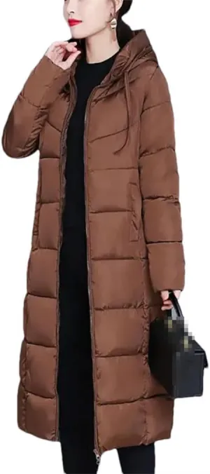 Haitpant Woman Down Jacket, Winter Parkas Long Down Coats, Down Jacket For Women, Long Jacket Puffer Jacket Coats
