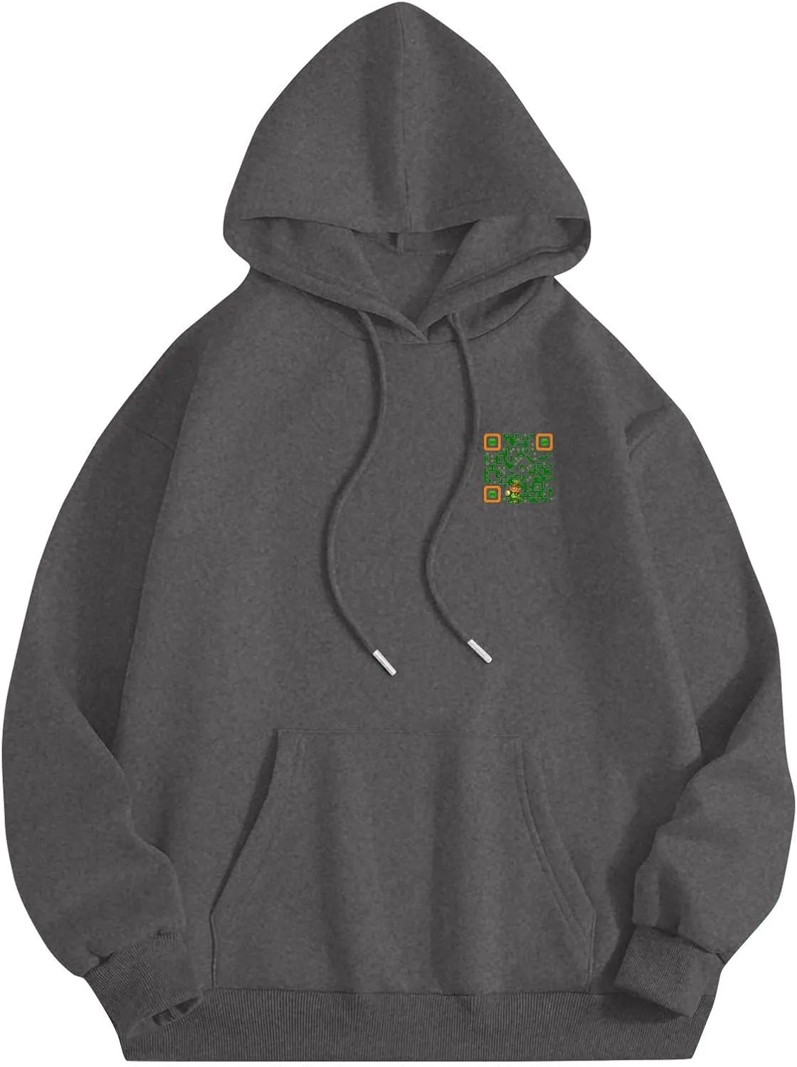 Hoodies for Women Plus Size Casual Long Sleeve Graphic Hoodies Drawstring Pullover Sweatshirts with Pocket