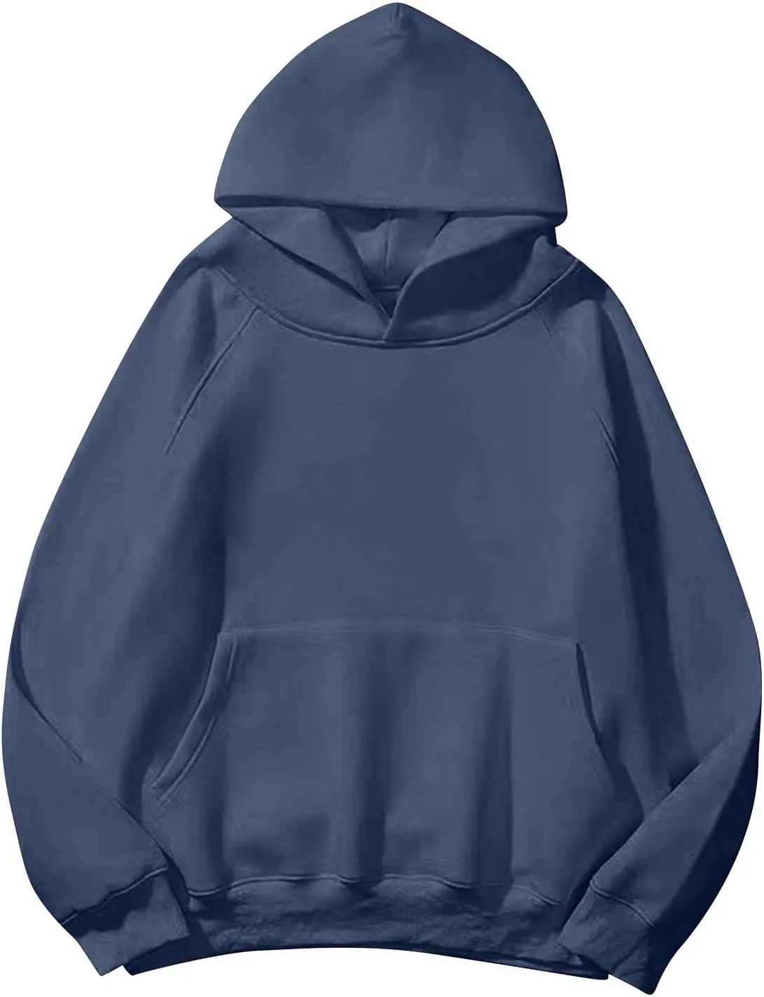 iLH Womens Classic Pullover Hoodies Lightweight Kangaroo Pocket Hooded Sweatshirts For Women Fall Leisure Outdoor Sweatshirt