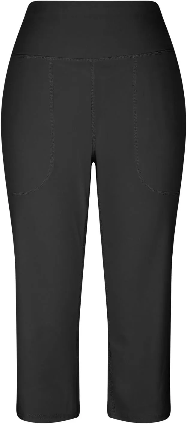 LCMTWX Cargo Pants Women Cropped Elastic Pants for Women Fashion Casual Fashion Shorts Women's Capris and Cropped Pants