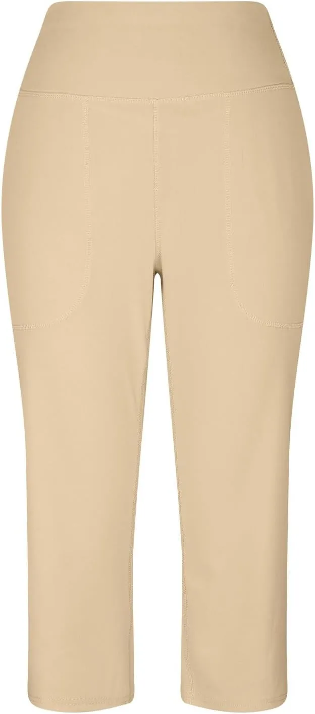 LCMTWX Cargo Pants Women Cropped Elastic Pants for Women Fashion Casual Fashion Shorts Women's Capris and Cropped Pants