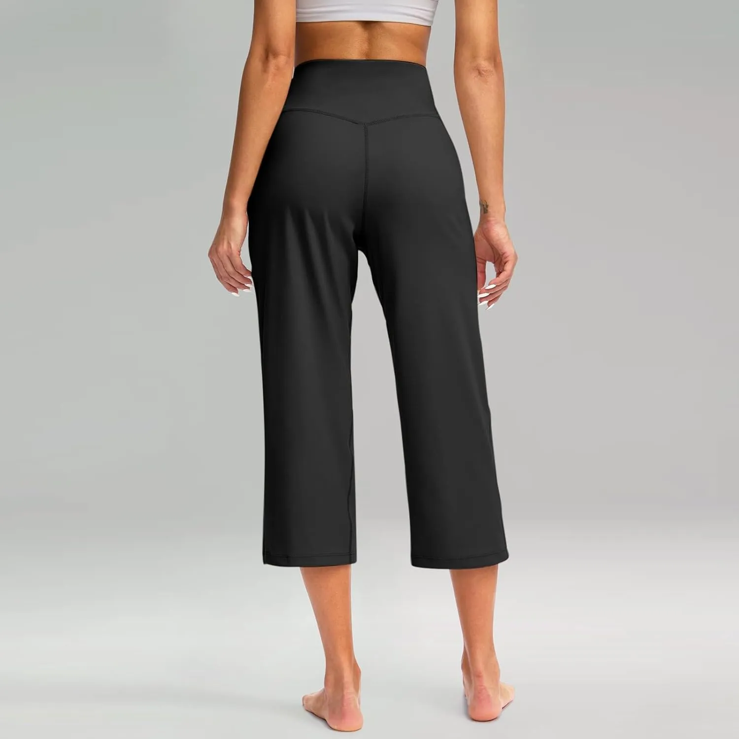 LCMTWX Cargo Pants Women Cropped Elastic Pants for Women Fashion Casual Fashion Shorts Women's Capris and Cropped Pants
