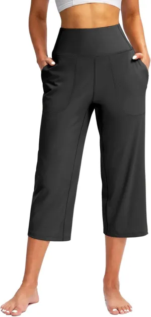 LCMTWX Cargo Pants Women Cropped Elastic Pants for Women Fashion Casual Fashion Shorts Women's Capris and Cropped Pants
