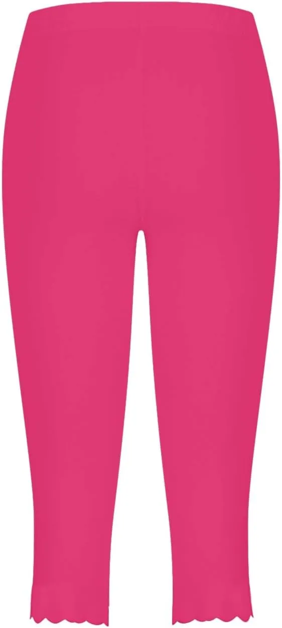 LCMTWX Cargo Pants Women Cropped Elastic Pants for Women Fashion Casual Fashion Shorts Women's Capris and Cropped Pants