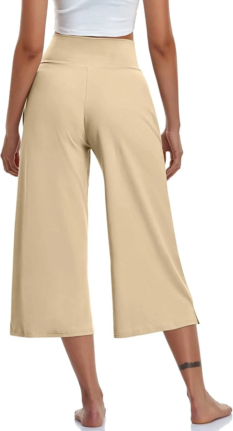 LCMTWX Cargo Pants Women Cropped Elastic Pants for Women Fashion Casual Fashion Shorts Women's Capris and Cropped Pants