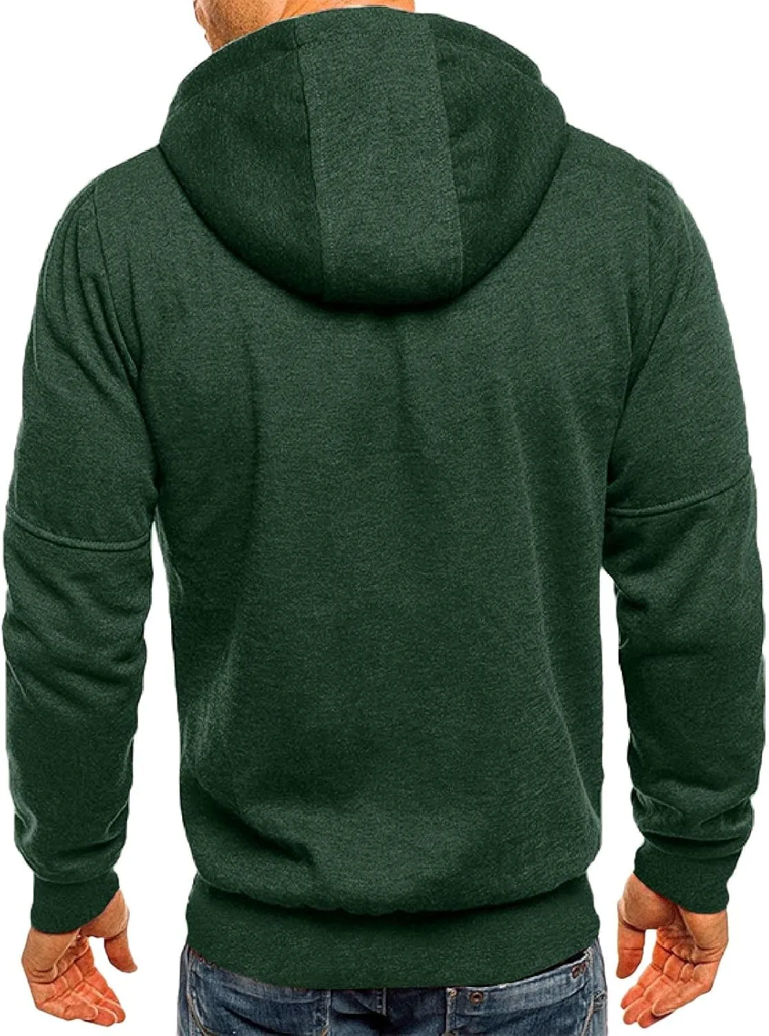 LCMTWX Men Hoodies Casual Hoodies for Men Casual Slim Sleeve Hooded Long Christmas Men's Men's Full Zip Long Sleeve Men