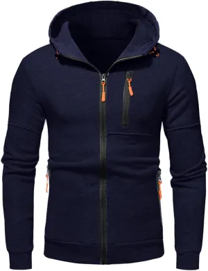 LCMTWX Men Hoodies Casual Hoodies for Men Casual Slim Sleeve Hooded Long Christmas Men's Men's Full Zip Long Sleeve Men