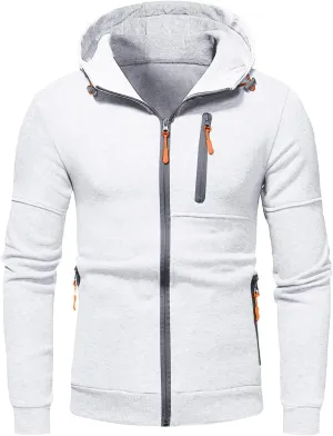 LCMTWX Men Hoodies Casual Hoodies for Men Casual Slim Sleeve Hooded Long Christmas Men's Men's Full Zip Long Sleeve Men