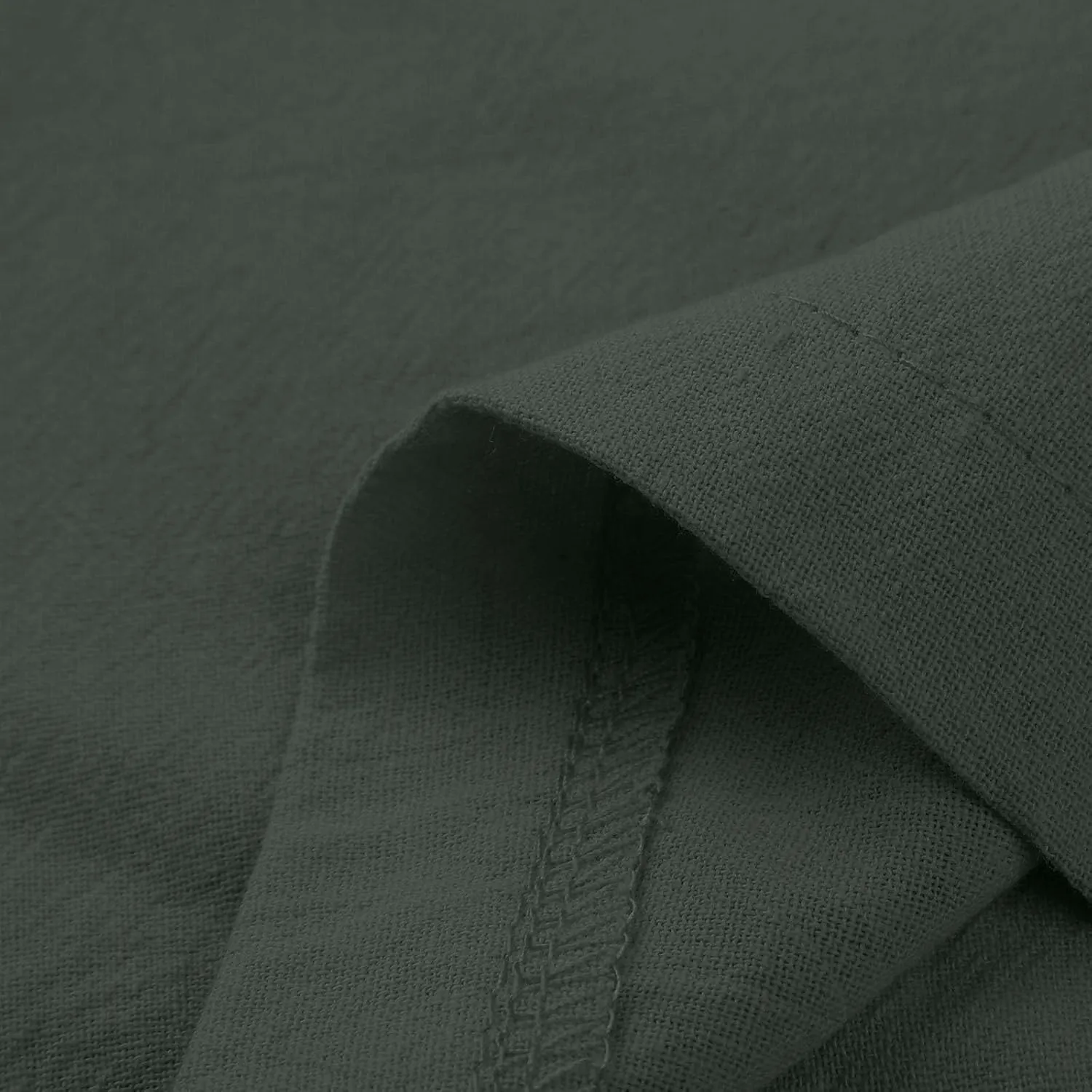 Linen Pants Women Summer Wide Leg Pants Drawstring Elastic Waist Pants High Waisted Lounge Pants Casual Beach Trousers