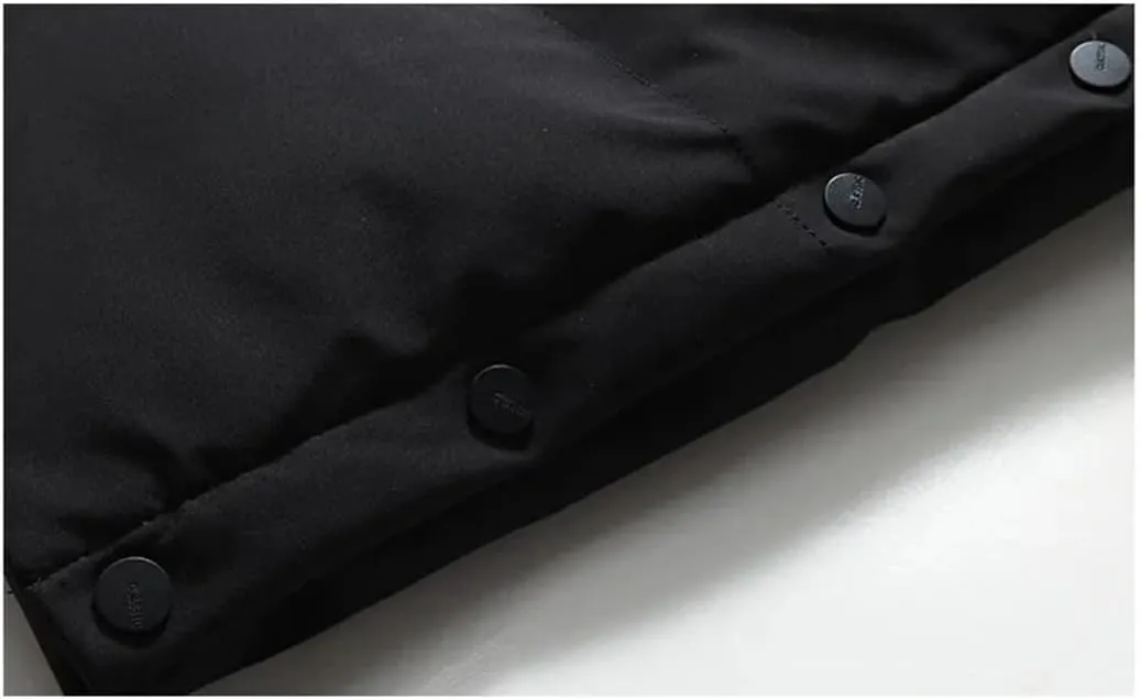 Long Down Jacket Men Winter Windproof Winter Coats Hooded Puffer Jacket Men Down Coats