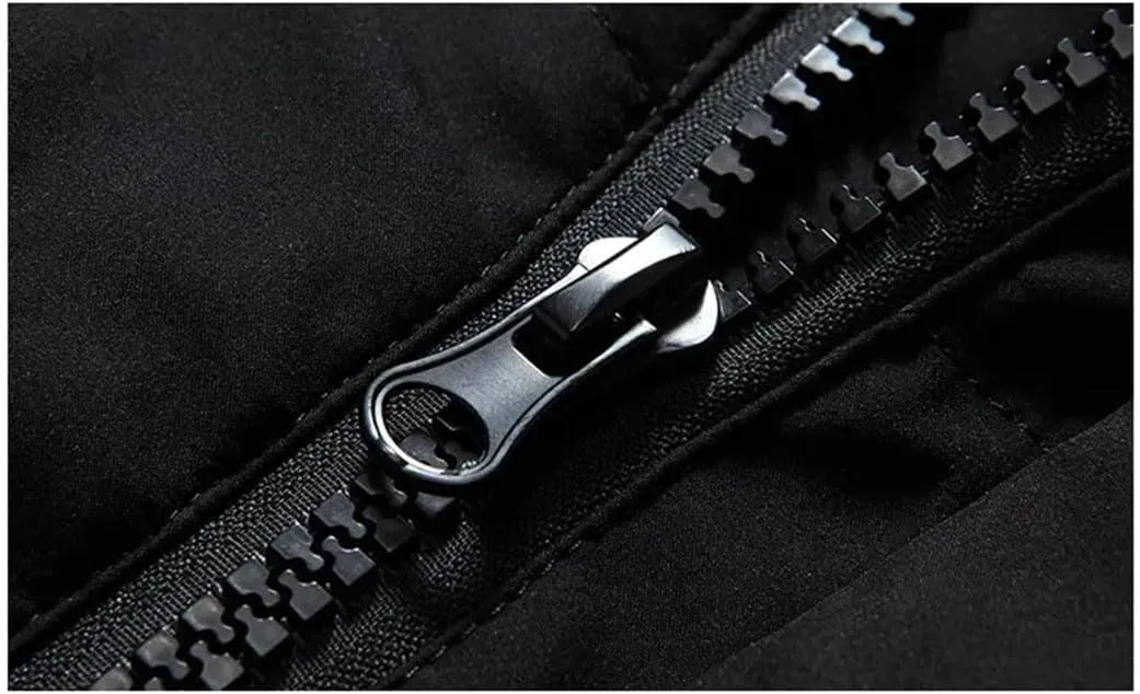 Long Down Jacket Men Winter Windproof Winter Coats Hooded Puffer Jacket Men Down Coats