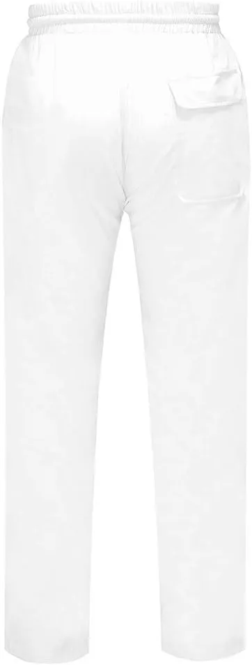 Men Linen Pants Loose Drawstring Lounge Pants Elastic Waist Dress Pants Lightweight Summer Pants Casual Trousers