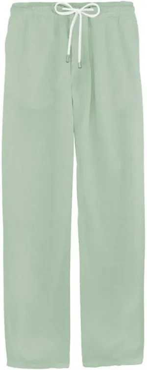 Men Linen Pants Loose Drawstring Lounge Pants Elastic Waist Dress Pants Lightweight Summer Pants Casual Trousers