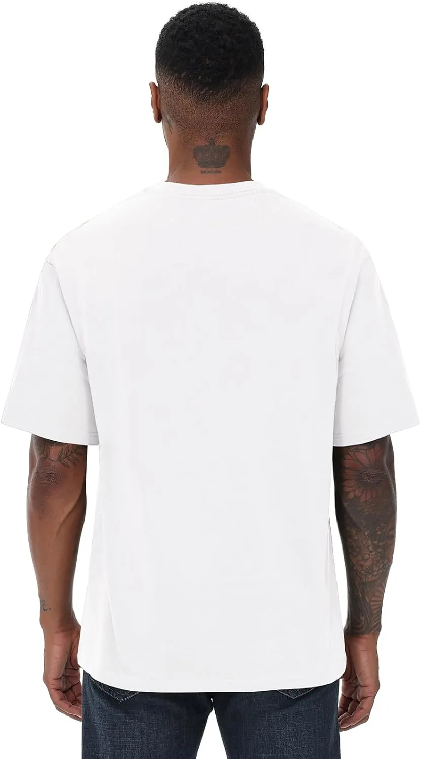 Mens Cotton T Shirts Short Sleeve Crew Neck Basic T-Shirt Essentials Crewneck Cotton T-Shirts Tees for Men
