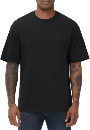 Mens Cotton T Shirts Short Sleeve Crew Neck Basic T-Shirt Essentials Crewneck Cotton T-Shirts Tees for Men