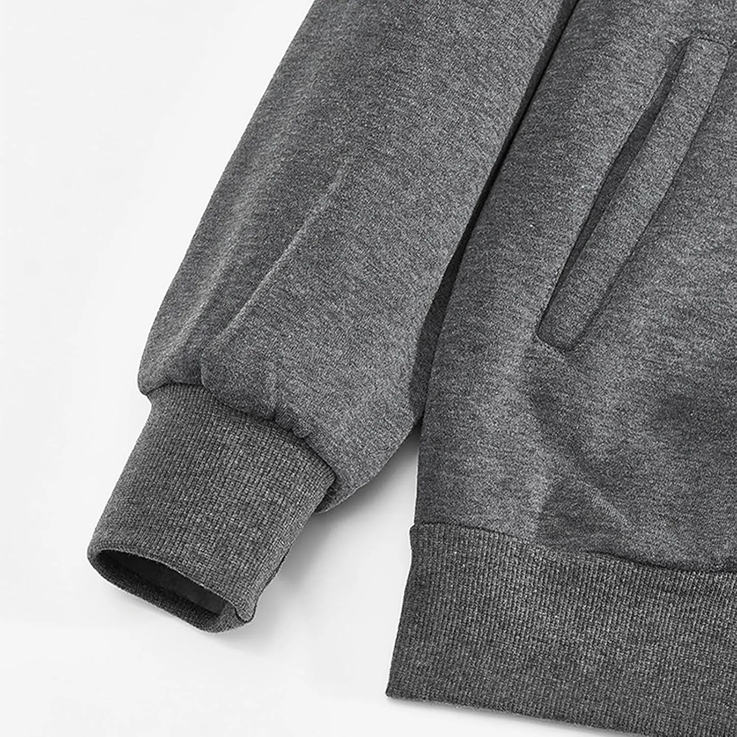 Mens Fleece Lined Jackets Fashion Stand Collar Full Zip Bomber Jacket Workout Athletic Jacket with Pockets